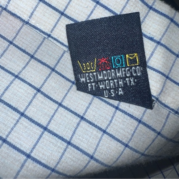 Panhandle Slim Western Pearl Snap Shirt Size 17 - 38 - Picture 4 of 5